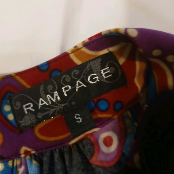 Rampage sleeveless multi color tank size S - Picture 4 of 6